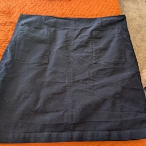 Boden Navy Mini Skirt with Pockets